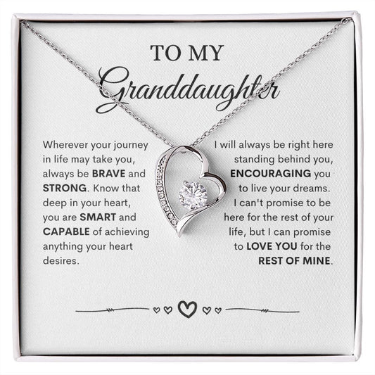 To my GrandDaughter - Forever Love Necklace