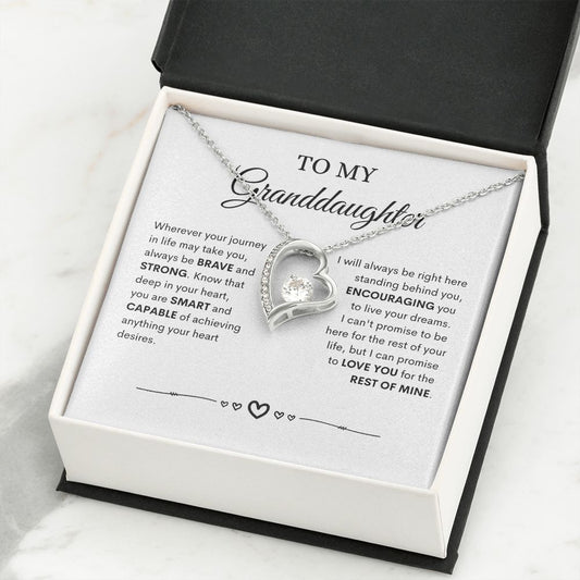 To my GrandDaughter - Forever Love Necklace